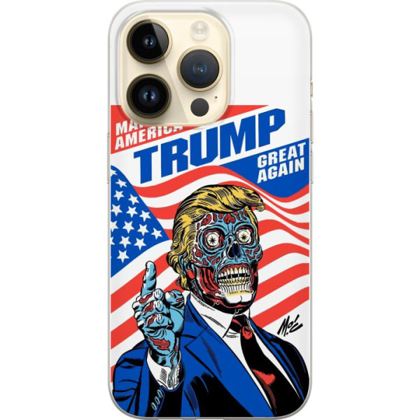 Apple iPhone 14 Pro Gennemsigtig cover  Trump