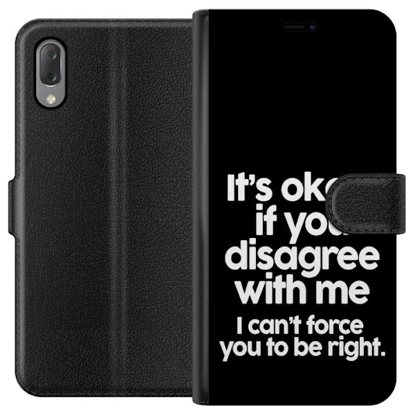 Sony Xperia L3 Tegnebogsetui Tekst