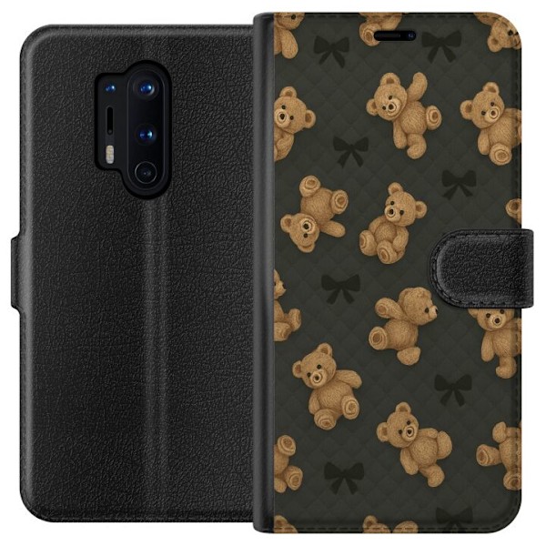 OnePlus 8 Pro Tegnebogsetui Teddy Knus