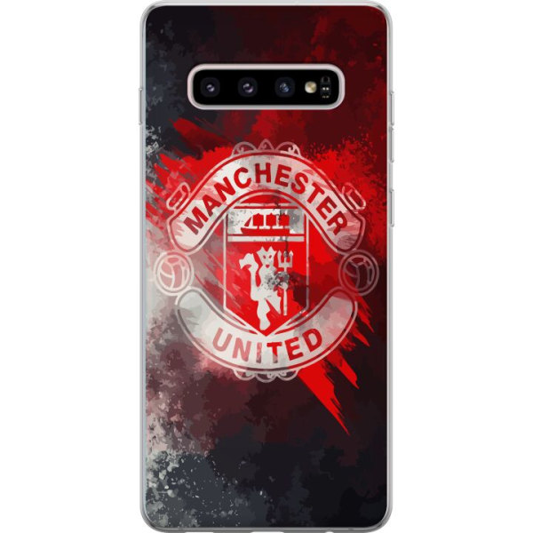 Samsung Galaxy S10+ Deksel / Mobildeksel - Manchester United F