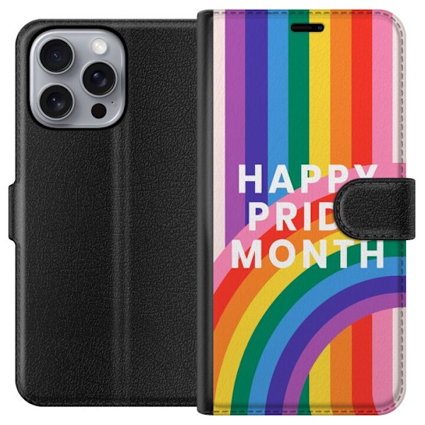 Apple iPhone 16 Pro Max Tegnebogsetui Happy Pride Month