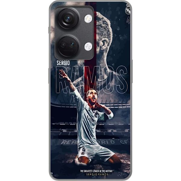 OnePlus Nord 3 Läpinäkyvä kuori Ramos Jalkapallolegenda Motiivi Pelaaja Real Madrid Espanja Takaisin Ikoni Nimi Jalkapallotähti Urheilu