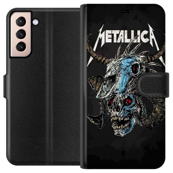 Kompatibelt Plånboksfodral till Samsung Galaxy S21 Metallica