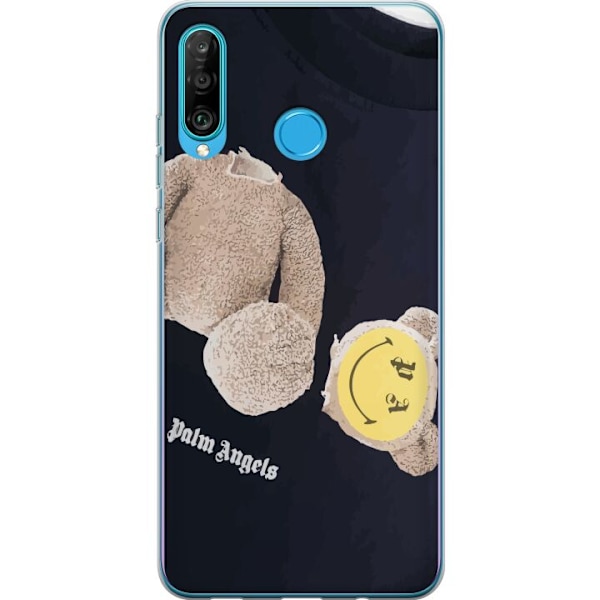 Huawei P30 lite Genomskinligt Skal Teddy Palm Angels