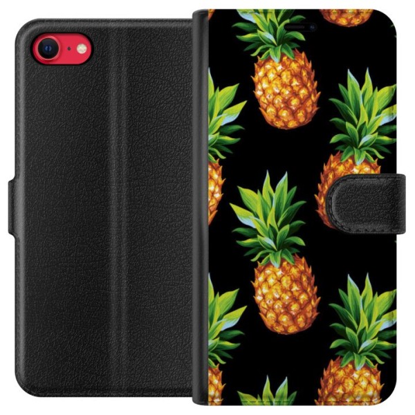 Apple iPhone SE (2020) Lompakkokotelo Ananas