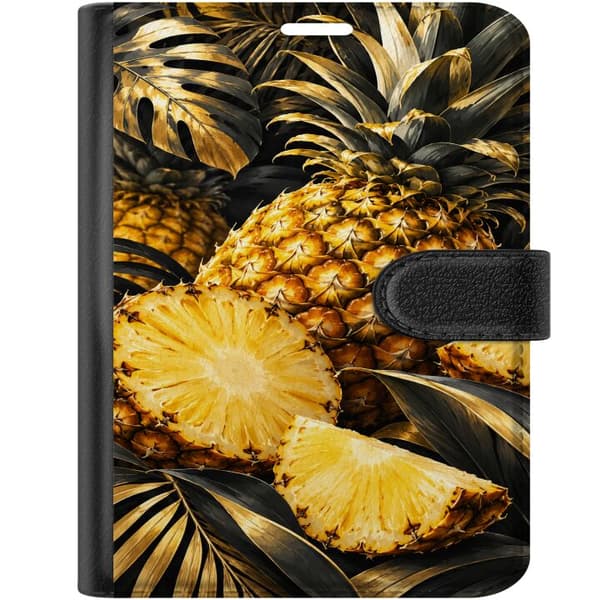 Kompatibel Tegnebogsetui til Apple iPhone Duo Guldananas guld