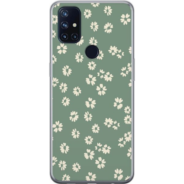 OnePlus Nord N10 5G Läpinäkyvä kuori Kukkaisunelma - Värikäs Kukkakuvio