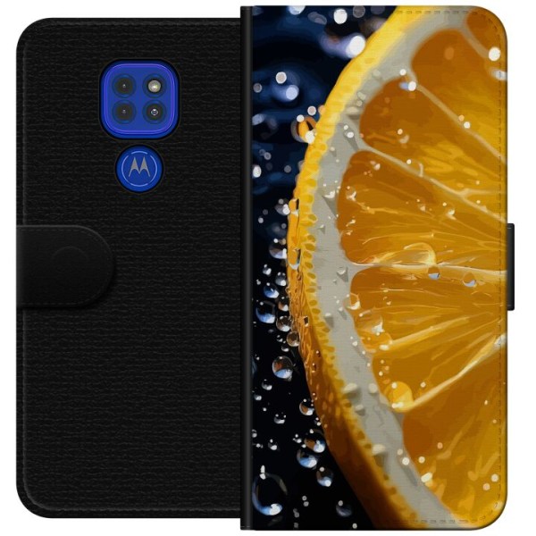 Motorola Moto G9 Play Plånboksfodral Apelsin