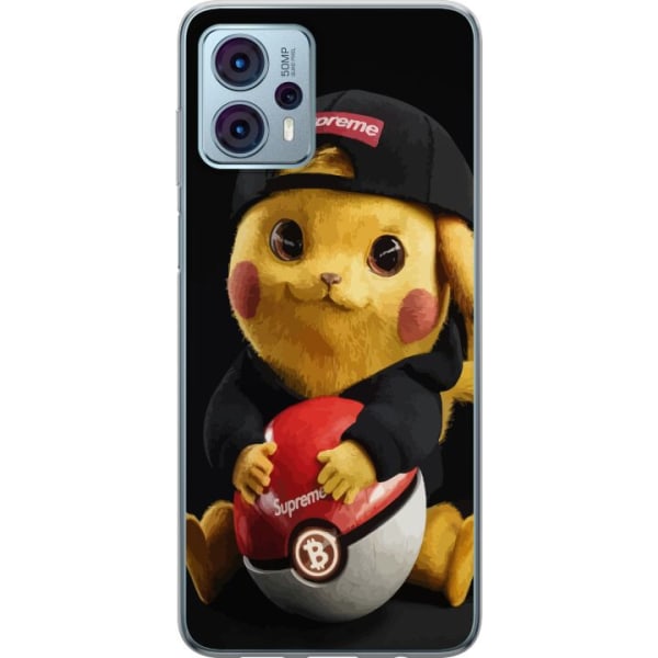 Motorola Moto G23 Gennemsigtig cover Pikachu Supreme