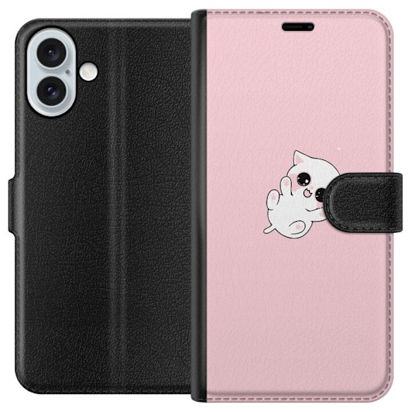 Apple iPhone 16 Plus Lompakkokotelo Kawaii