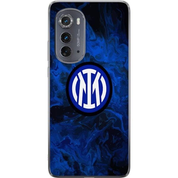 Motorola Edge (2022) Läpinäkyvä kuori Inter Milan