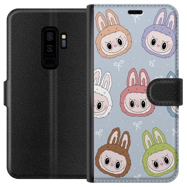 Samsung Galaxy S9+ Tegnebogsetui Pastel Labubu