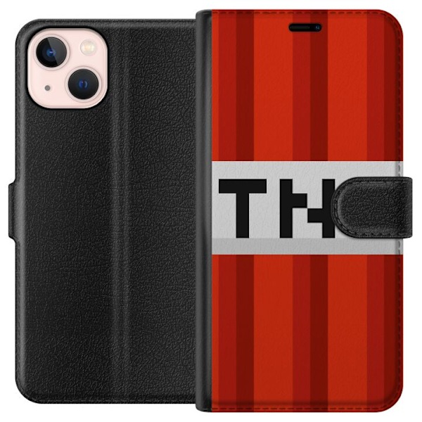 Apple iPhone 13 Lompakkokotelo Minecraft TNT