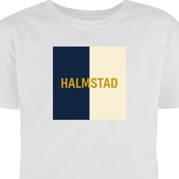 T-skjorte for Voksen | Klassisk Voksen-T-skjorte Halmstad – hvit M