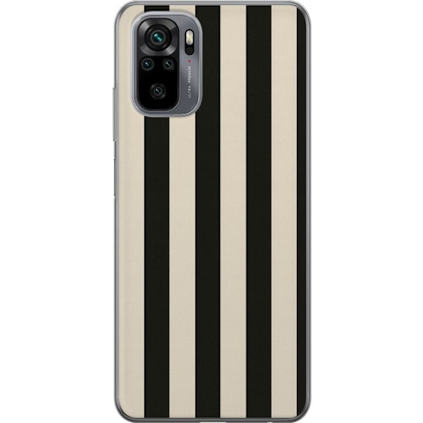 Xiaomi Redmi Note 10 Genomskinligt Skal Line Flow