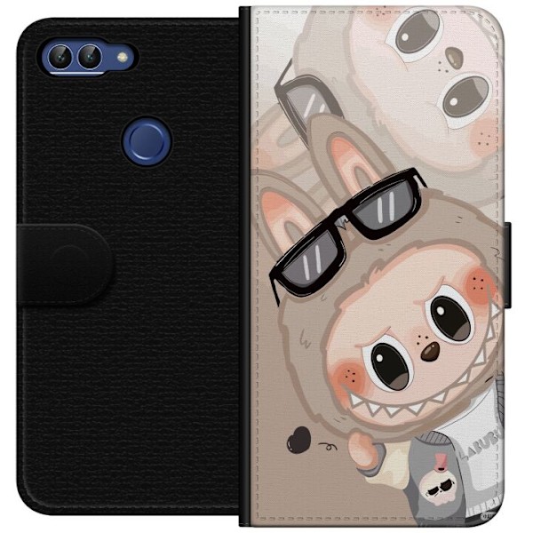 Huawei P smart Lompakkokotelo Labubu Rainbow Chaos