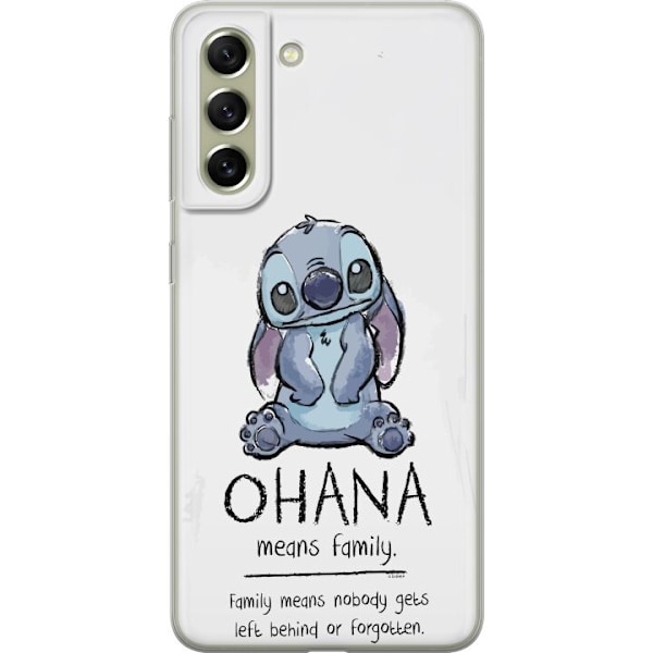 Samsung Galaxy S21 FE 5G Läpinäkyvä kuori Stitch Ohana