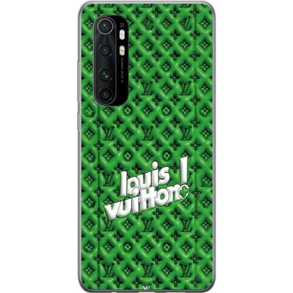 Kompatibelt Mobildeksel til Xiaomi Mi Note 10 Lite Inspirert grønt monogram med logo grønn