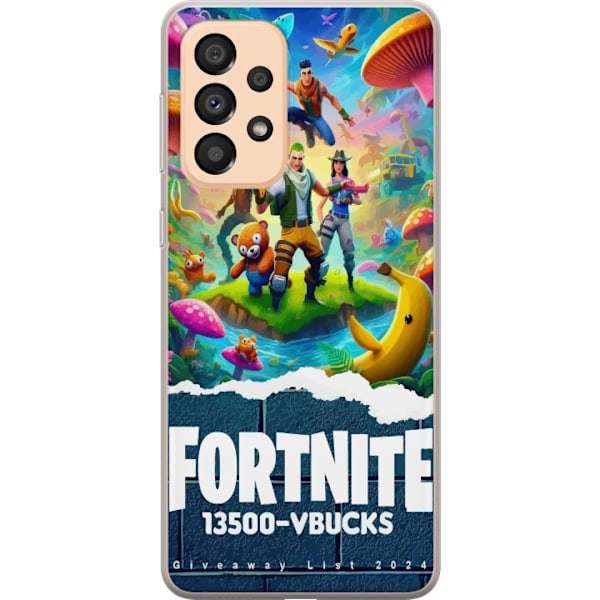 Samsung Galaxy A33 5G Gjennomsiktig deksel Fortnite