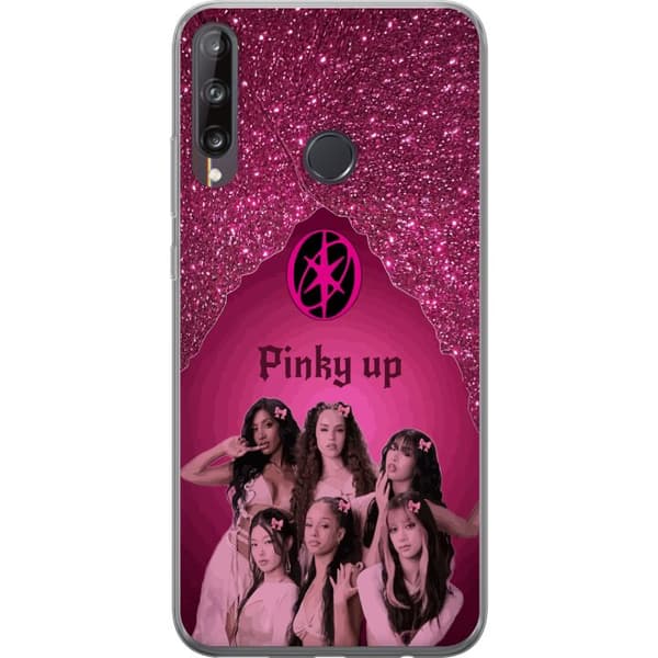 Kompatibelt Mobilskal till Huawei P40 lite E KATSEYE Pinky Up rosa