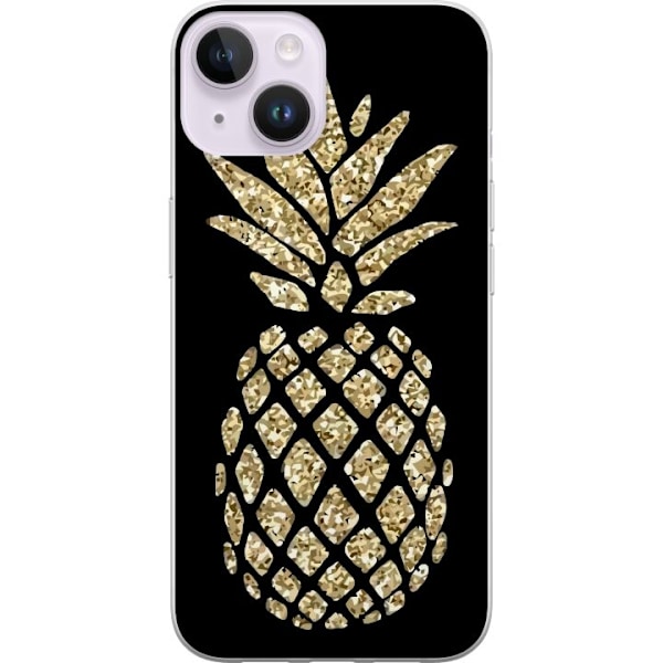 Apple iPhone 15 Plus Läpinäkyvä kuori Ananas