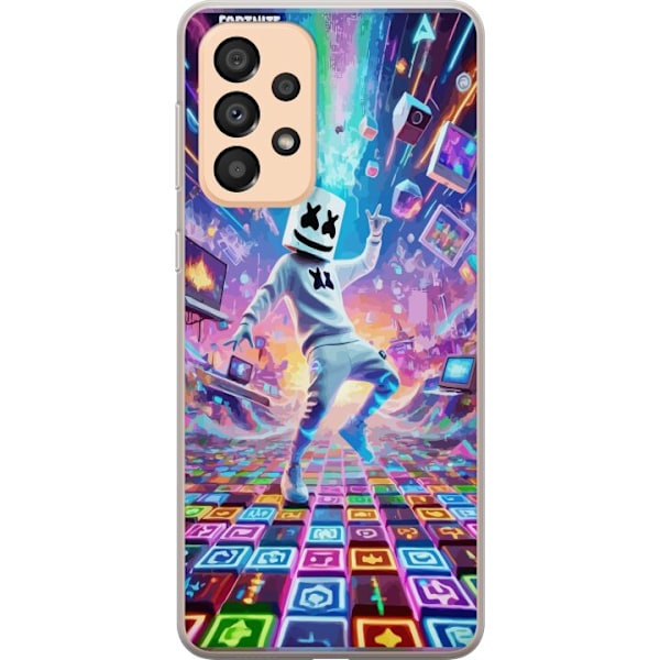 Samsung Galaxy A33 5G Läpinäkyvä kuori Fortnite