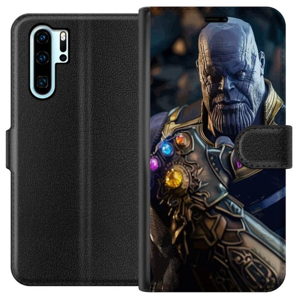 Kompatibelt Lommeboketui til Huawei P30 Pro Thanos Marvel