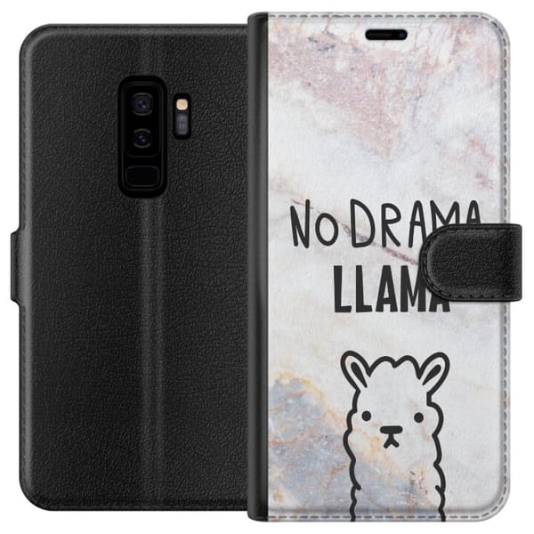 Kompatibelt Lommeboketui til Samsung Galaxy S9+ Llama Marble