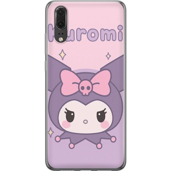 Huawei P20 Genomskinligt Skal Kuromi Kawaii