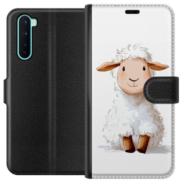 OnePlus Nord Lompakkokotelo Suloinen Lammas - lasten ja vauvan