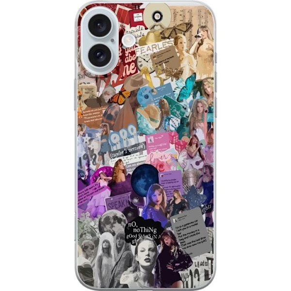 Apple iPhone 16 Plus Gennemsigtig cover Taylor Swift