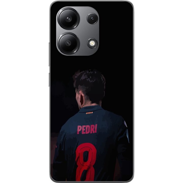 Xiaomi Redmi Note 13 4G Läpinäkyvä kuori Pedri FC Barcelona Jalkapallo Espanjalainen Keskikenttäpelaaja Maali Urheilumotivaatio Fanit Lapset Nuore
