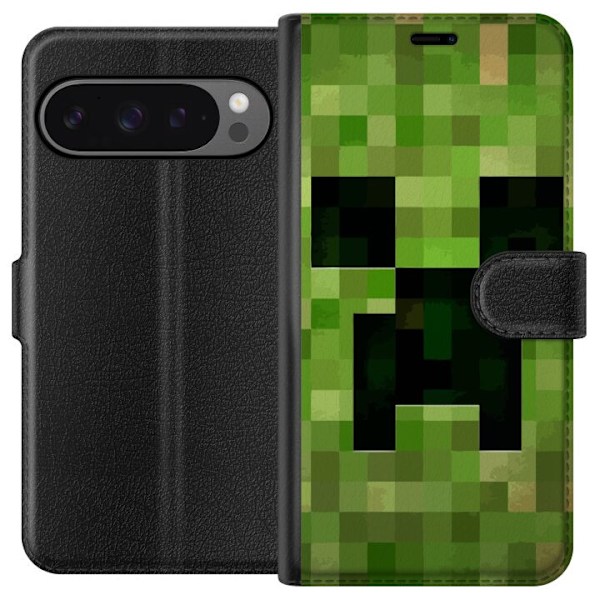 Google Pixel 9 Pro XL Plånboksfodral Minecraft