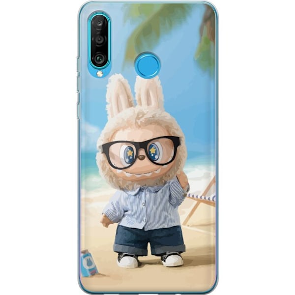 Huawei P30 lite Läpinäkyvä kuori Labubu Tummat Unelmat