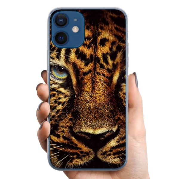 Apple iPhone 12 mini TPU Matkapuhelimen kuori leopardi