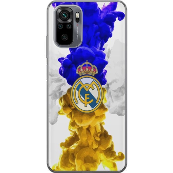 Xiaomi Redmi Note 10S Gennemsigtig cover Real Madrid Farver