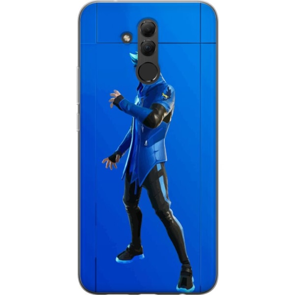 Huawei Mate 20 lite Läpinäkyvä kuori Fortnite - Ninja Blue