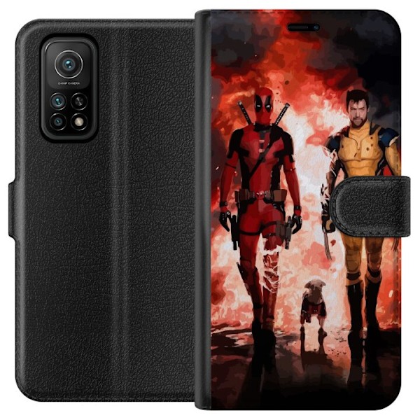 Xiaomi Mi 10T 5G Lompakkokotelo Wolverine Deadpool