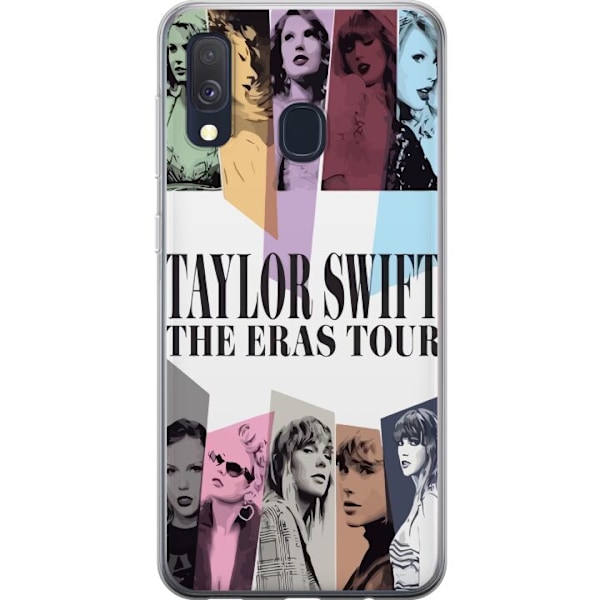 Samsung Galaxy A40 Läpinäkyvä kuori Taylor Swift