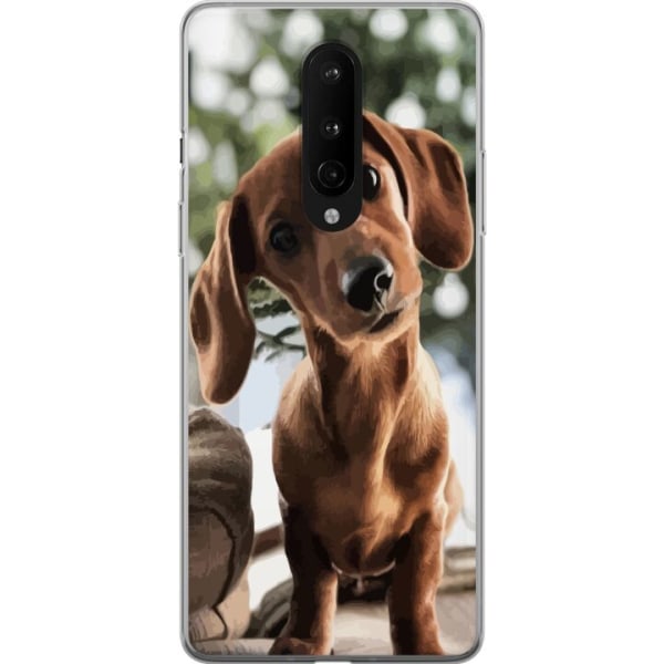 OnePlus 8 Gennemsigtig cover Ung Hund