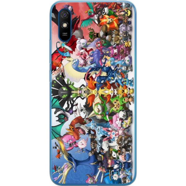 Xiaomi Redmi 9A Cover / Mobilcover - Pokemon