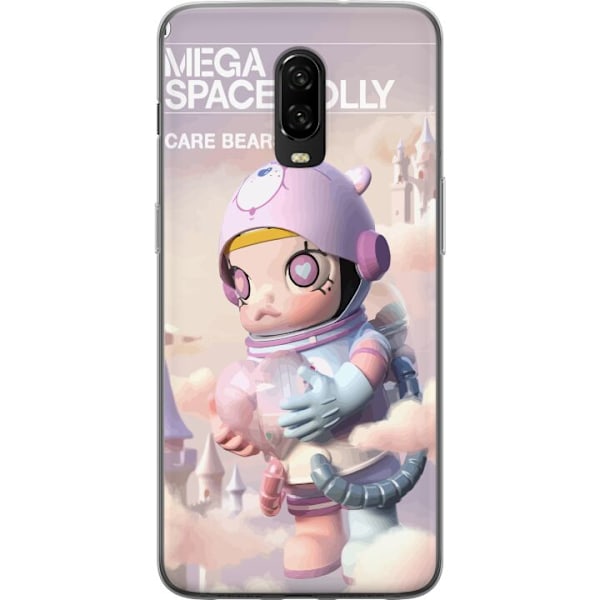 OnePlus 6T Läpinäkyvä kuori Mega Space Molly Care Bears Series - Share Bear Edition