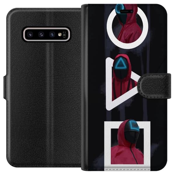 Kompatibelt Lommeboketui til Samsung Galaxy S10+ Squid Game