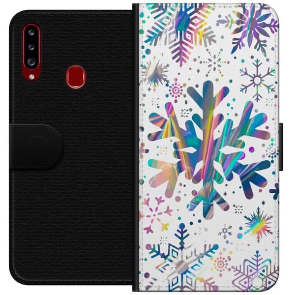 Yhteensopiva Lompakkokotelo Samsung Galaxy A20s Hyvaa Joulua