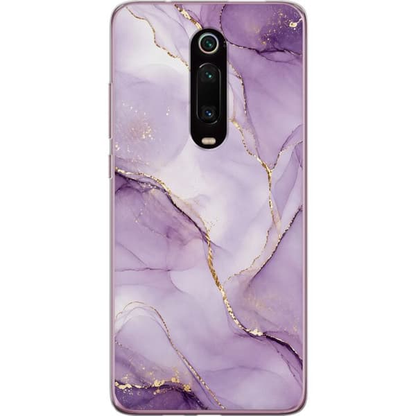 Kompatibelt Mobildeksel til Xiaomi Mi 9T Pro  Syrinlilla gullflyt lila