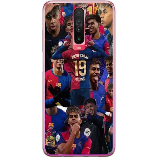 Xiaomi Redmi K30 Genomskinligt Skal Lamine Yamal mobilskal för fotbollsfans