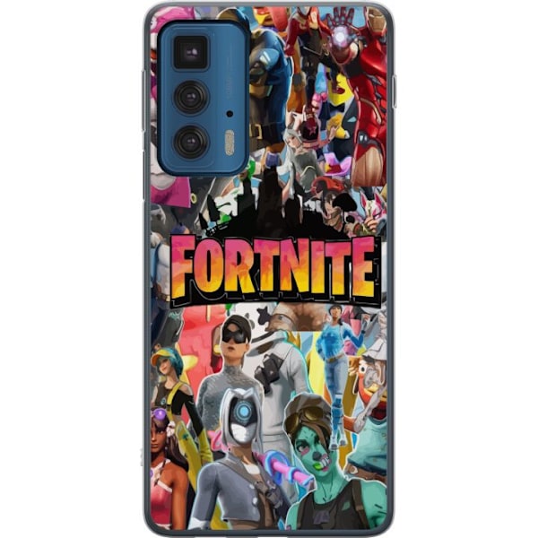 Motorola Edge 20 Pro Gennemsigtig cover Fortnite