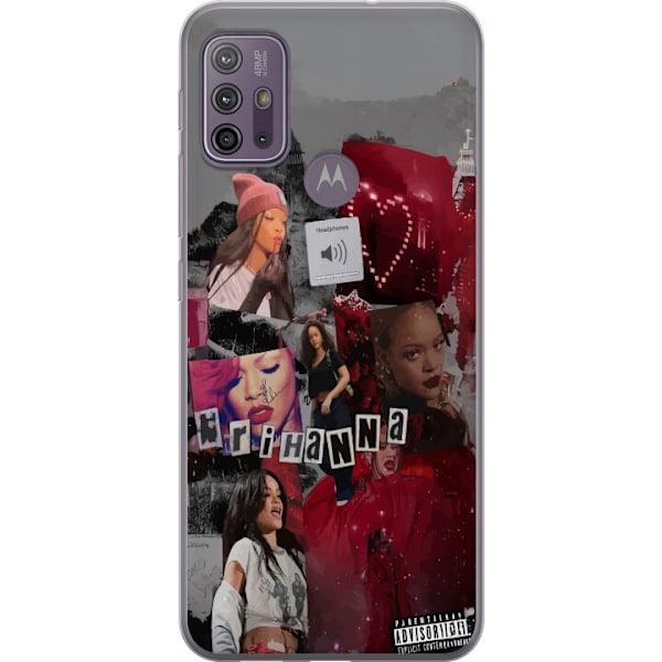 Motorola Moto G10 Genomskinligt Skal Rihanna – Iconic Fashio