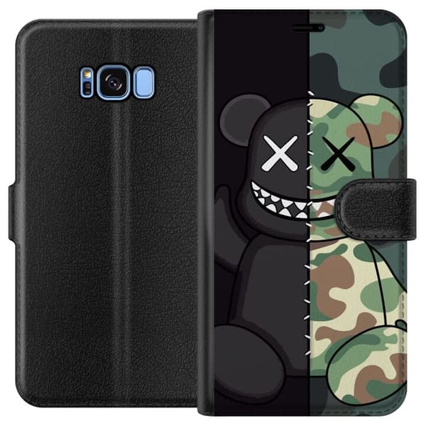 Kompatibelt Plånboksfodral till Samsung Galaxy S8 Army