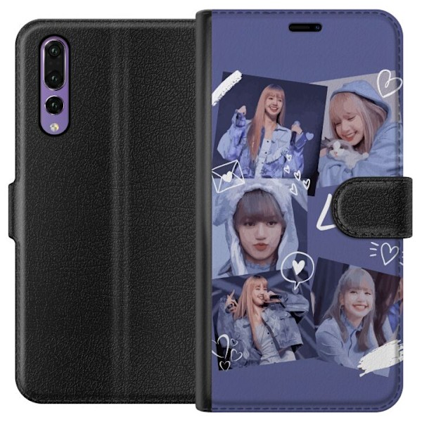 Huawei P20 Pro Tegnebogsetui Lisa Blackpink – Aesthetic K-pop Queen
